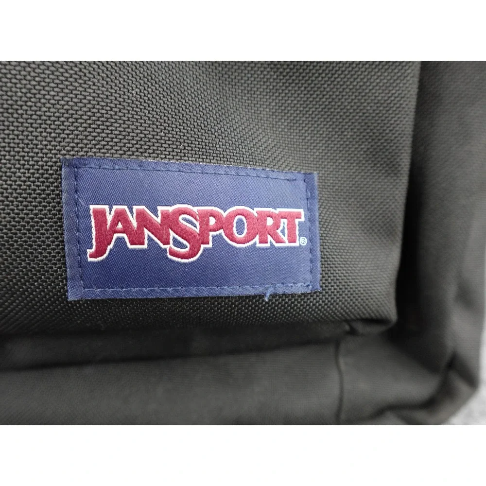 Jansport‎ Black Cordura Backpack Classic Style School Travel Bag